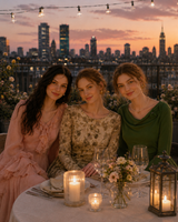 Romantic Dresses for Rooftop Dinner Dates