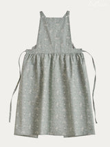 Floral Water-Shield Cotton Apron