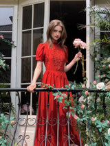 Timeless Scarlet Flair Dress