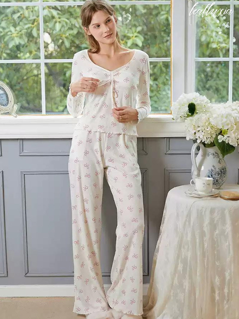 Blossom Ribbon Lounge Set