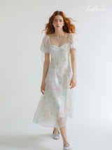 Ivory Petal Garden Dress