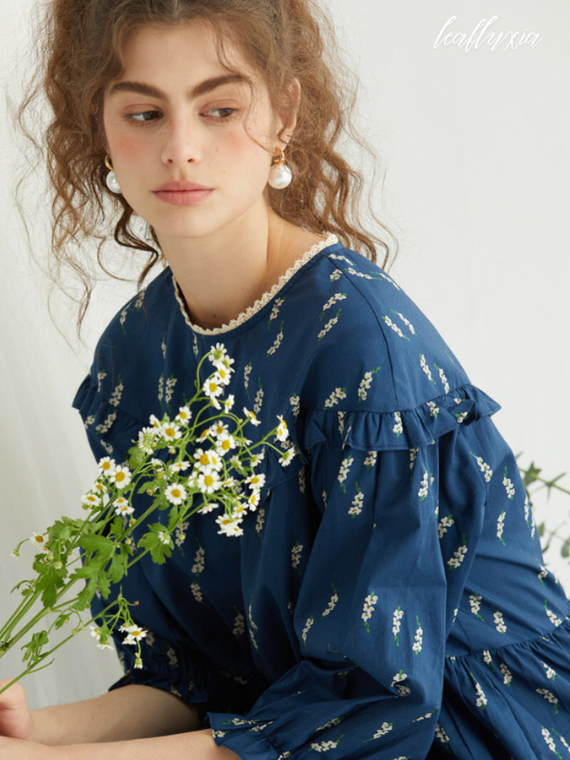 Moonlit Garden Pajama Dress