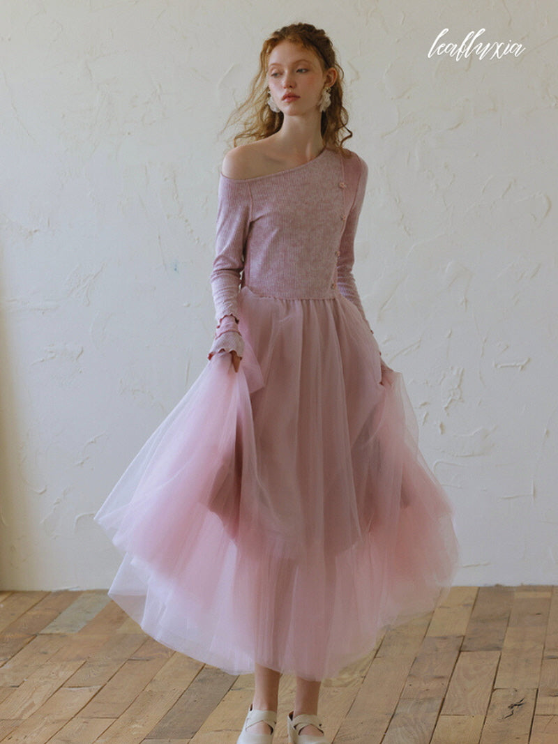 Blush Twilight Tulle Dress