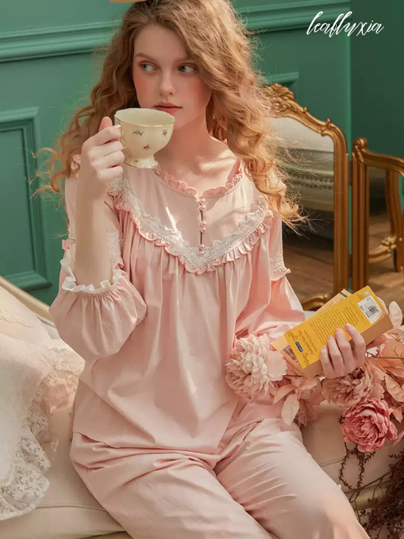 Peach Blossom Pajama Set