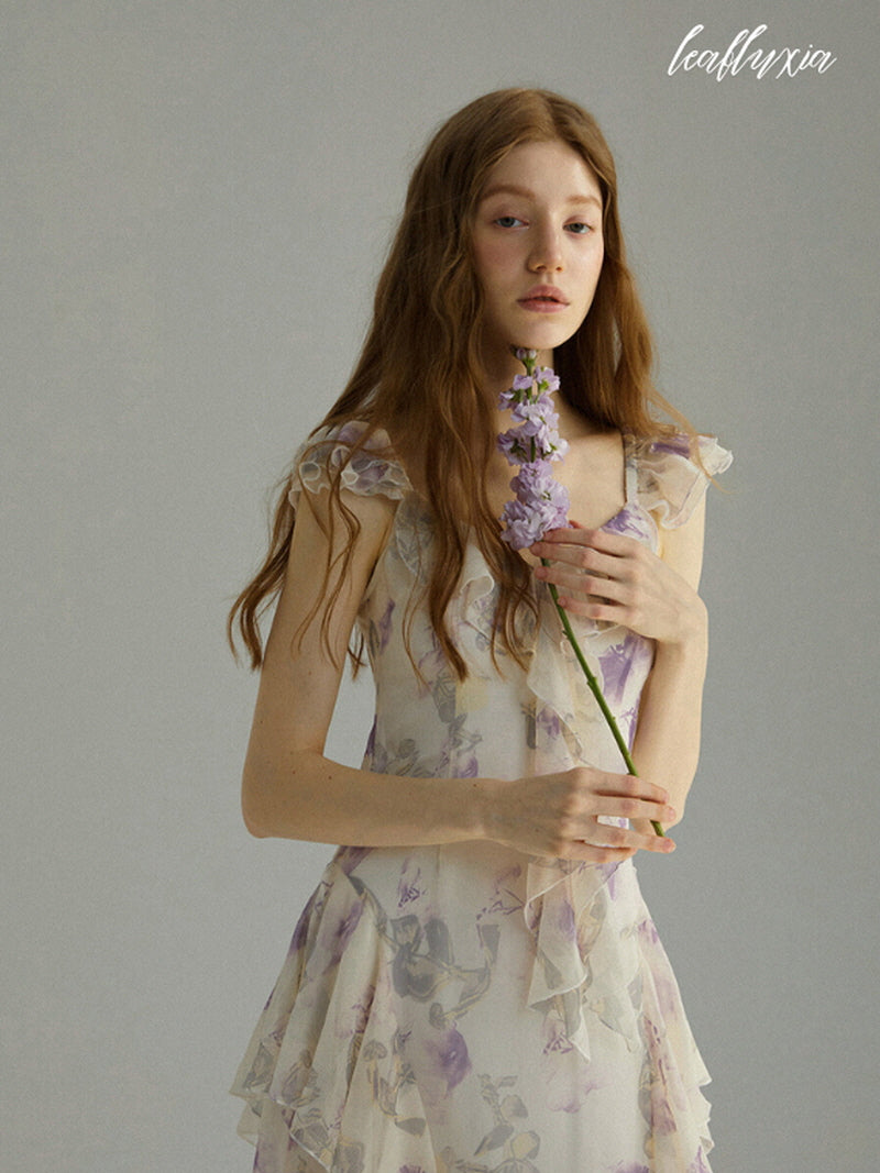 Lilac Meadow Blooms Dress