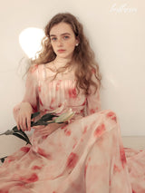 Blushing Rose Chiffon Dress