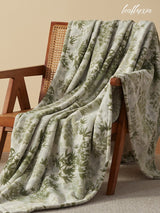 Green Serenity Throw Blanket