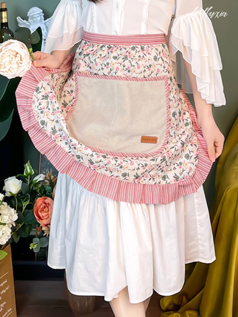 Spring Petal Half Apron