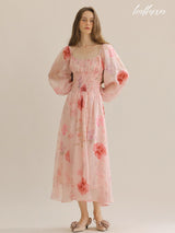 Rosy Bloom Dress