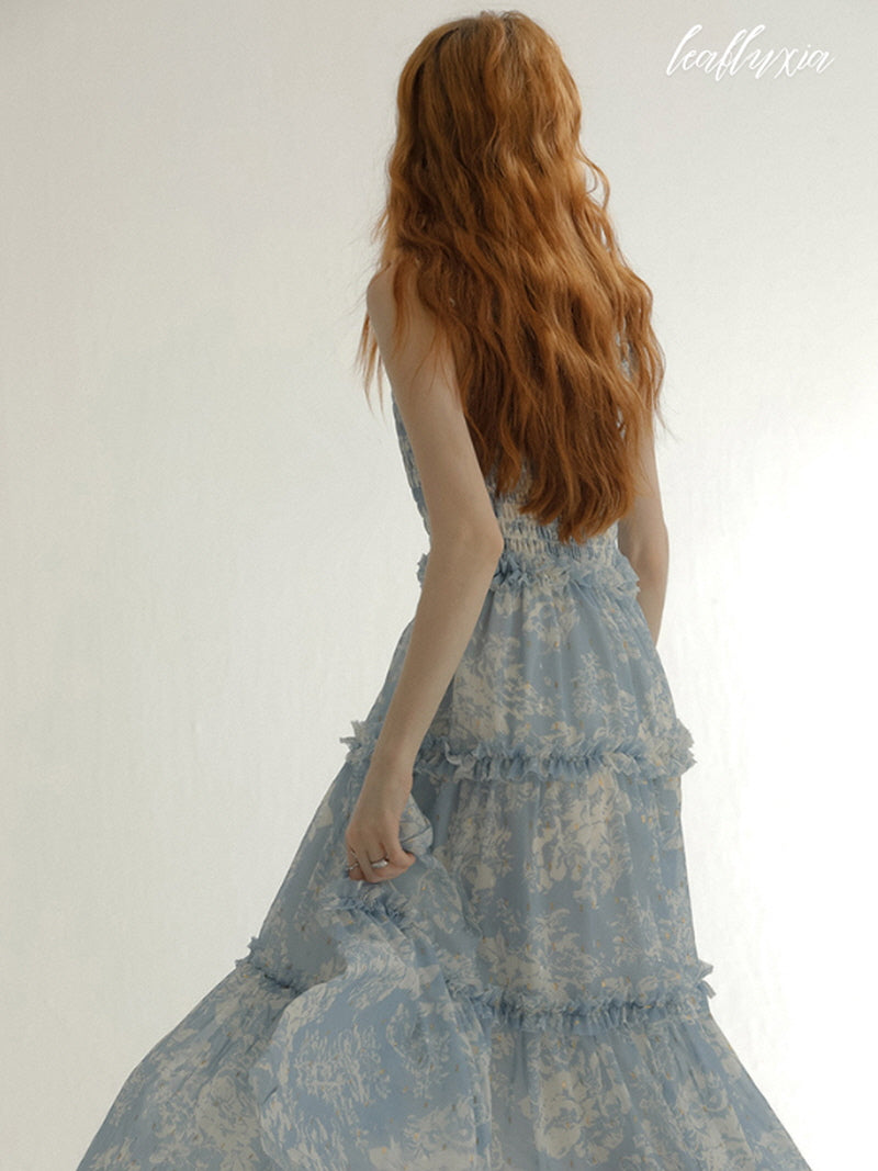 Blue Sky Blossom Dress