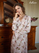 Velvet Winter Bloom Nightdress