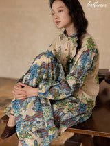 Rustic Floral Autumn Lounge Wear