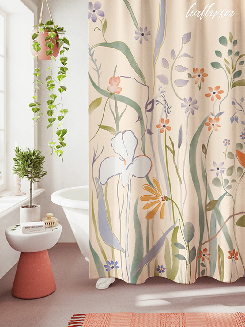 Bright Morning Blossom Shower Curtain