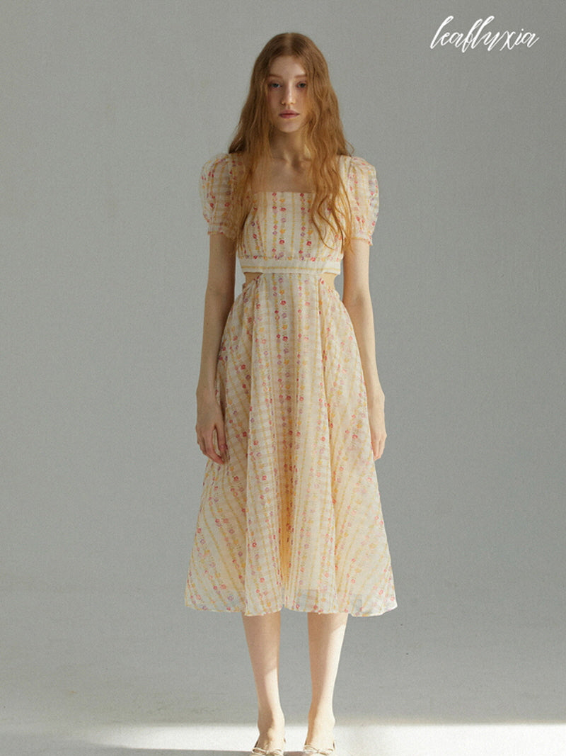 Citrus Blossom Cottage Dress