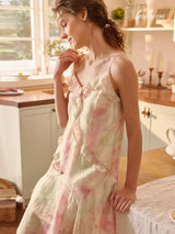 Sunset Petal Lounge Dress