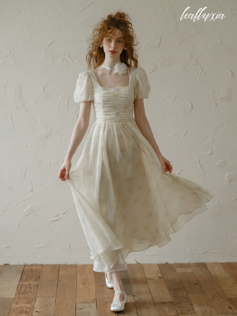 Ethereal Silk Waltz Dress