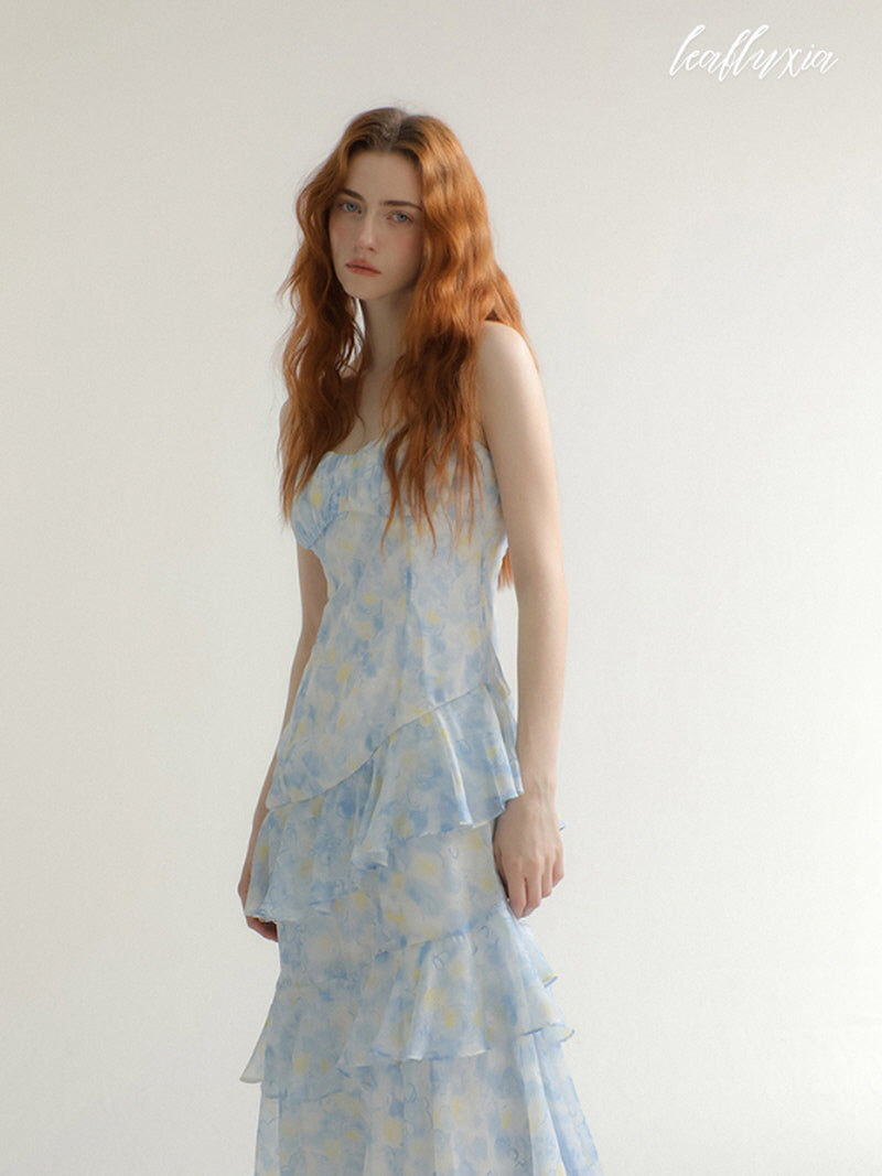 Ocean Bloom Maxi Dress