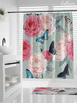 Butterfly Rose Shower Curtain