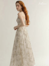 Pure Rose Veil Dress