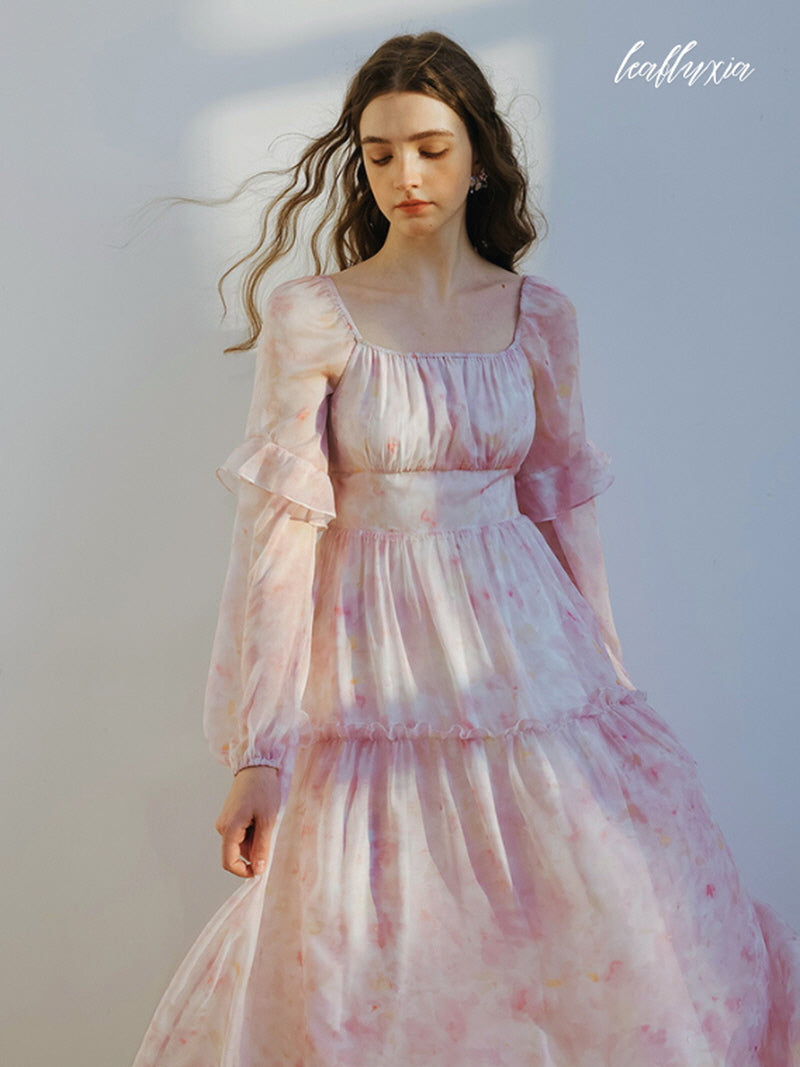 Blushing Petal Harmony Dress