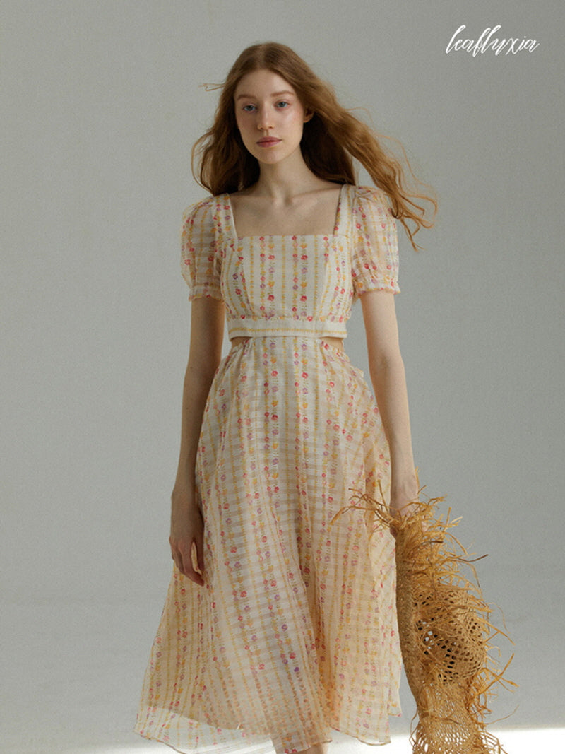 Citrus Blossom Cottage Dress