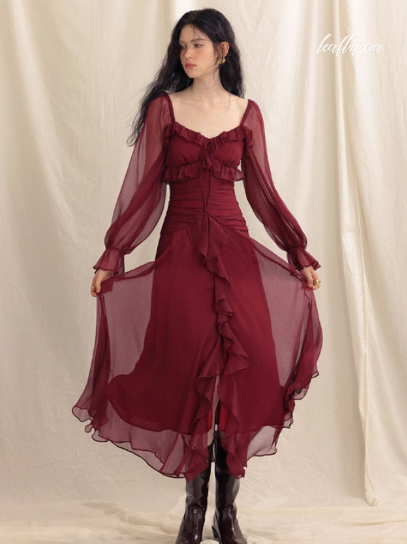 Ruby Elegance Dress