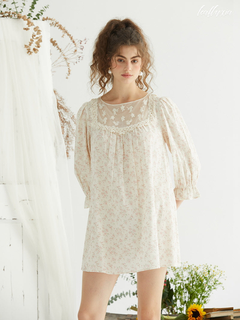 Ivory Blossom Night Pajama