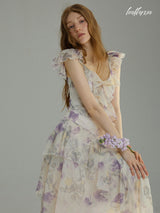 Lilac Meadow Blooms Dress