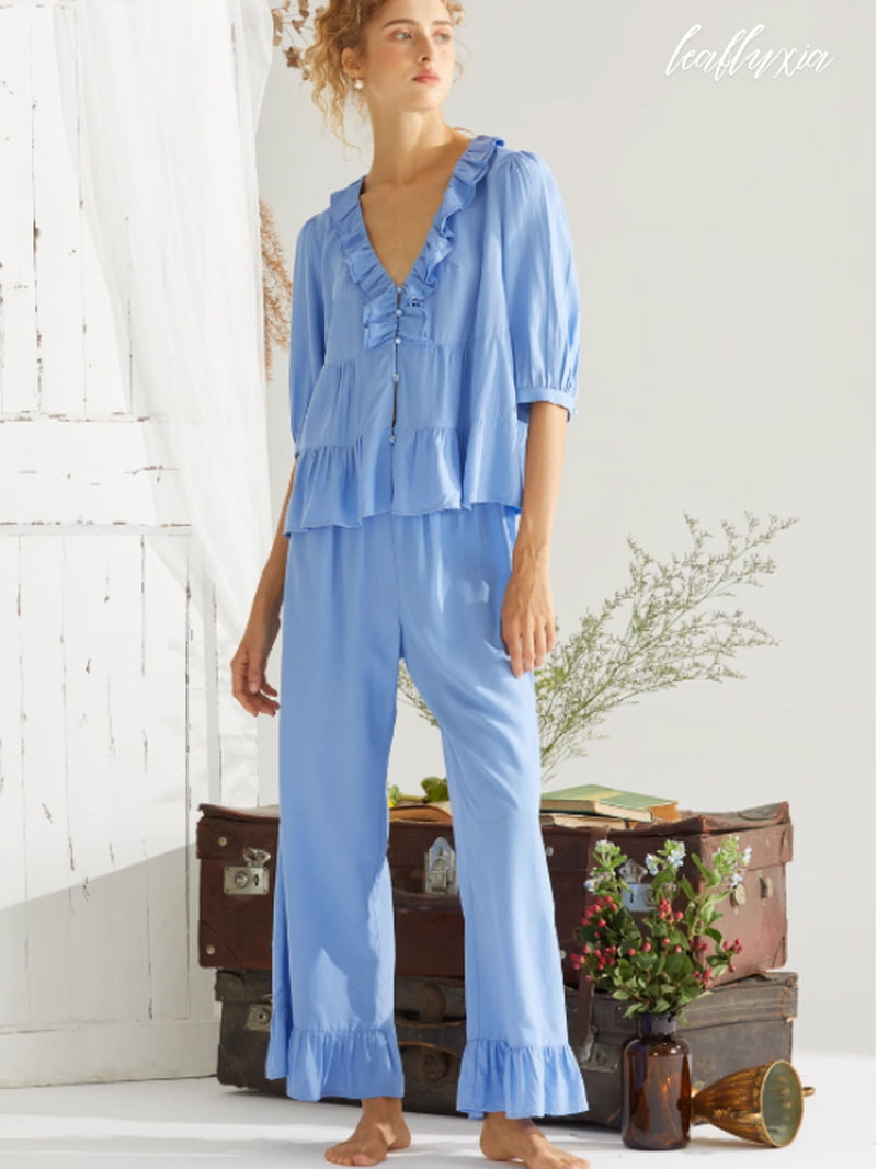 Frill Harmony Lounge & Pajama Set