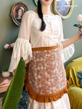 Autumn Bloom Half Apron