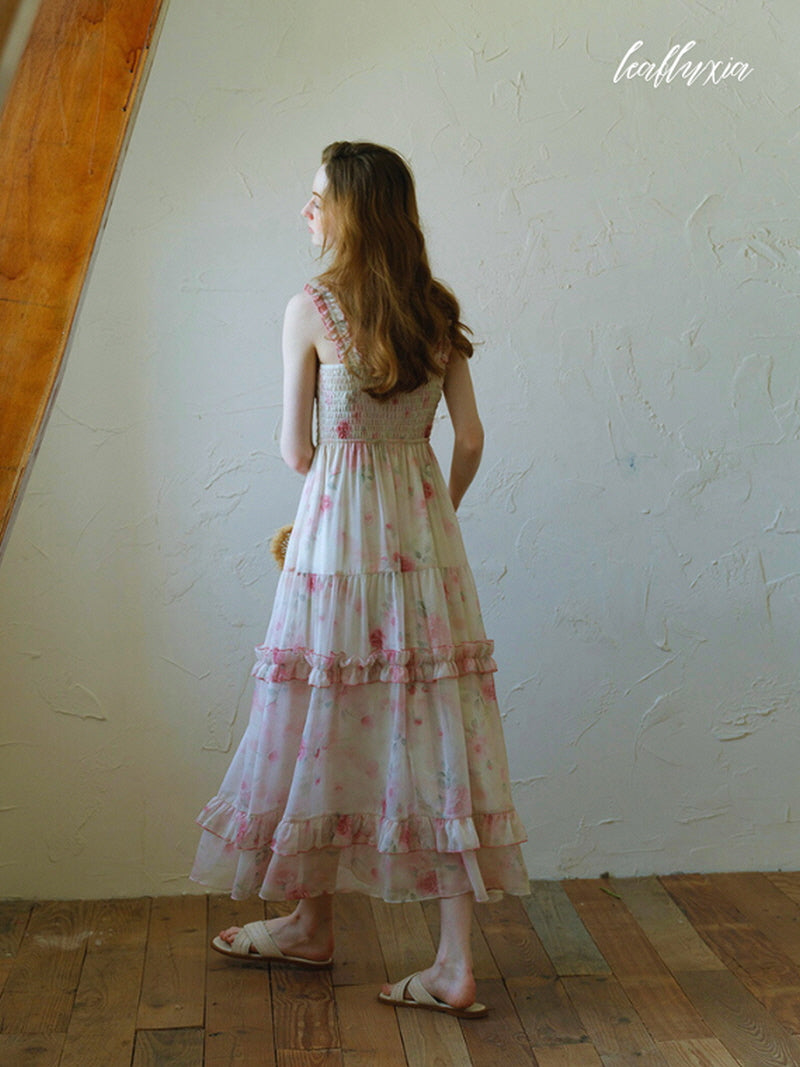 Petal Whisper Maxi Dress