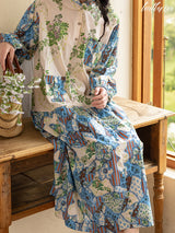 Rustic Floral Autumn Lounge Wear