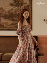 Scarlet Blossom Romance Dress