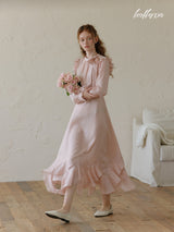 Rose Petal Layered Dress