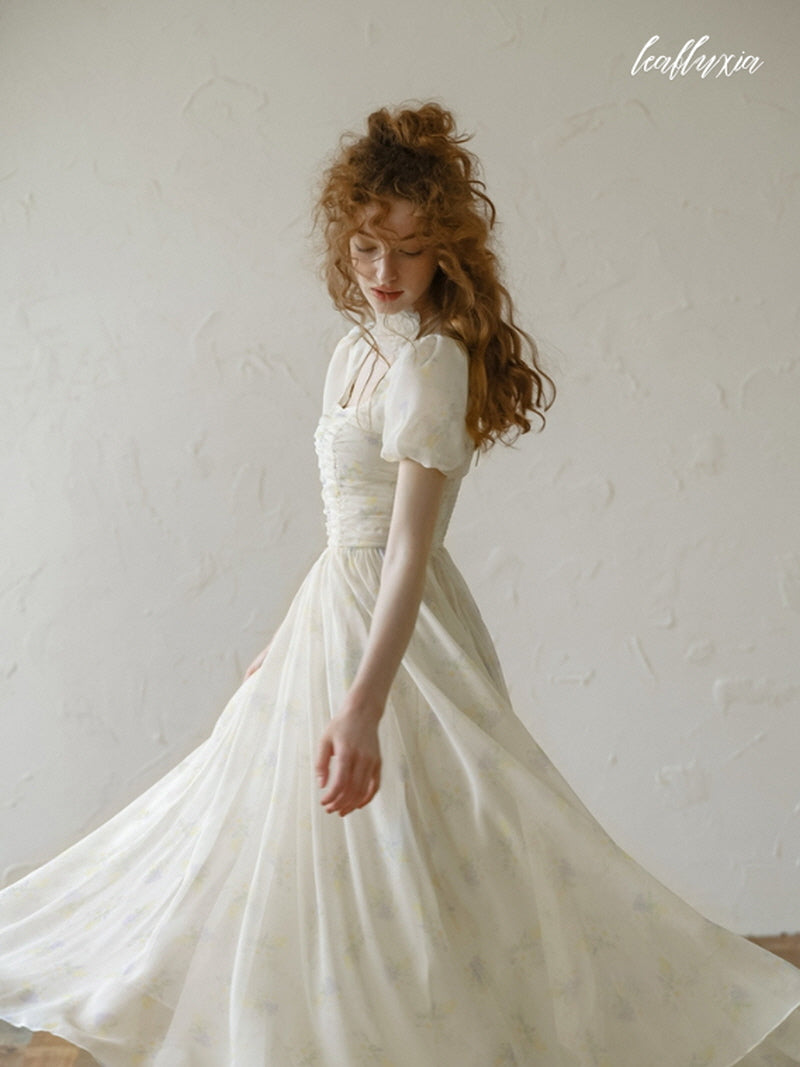 Ethereal Silk Waltz Dress