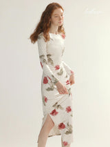 Rose & Beauty Midi Dress