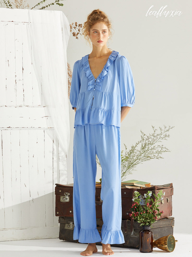 Frill Harmony Lounge & Pajama Set