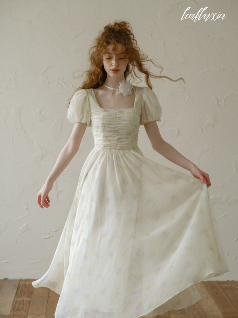 Ethereal Silk Waltz Dress