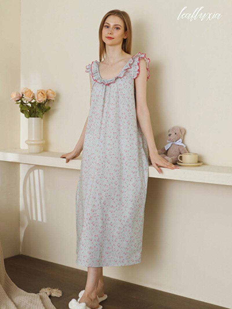 Soft Garden Home Dress