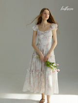 Dreamy Petal Ruffle Dress