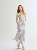 Blue Blossom Mermaid Dress