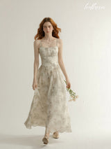 Pure Rose Veil Dress