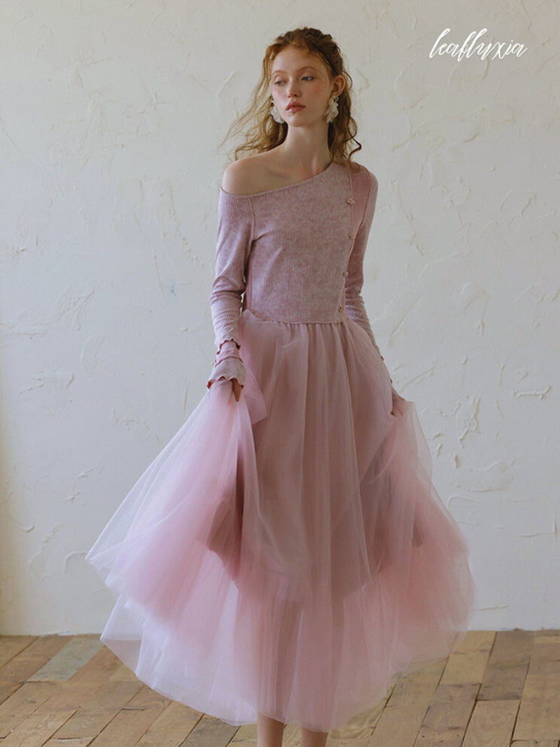 Blush Twilight Tulle Dress