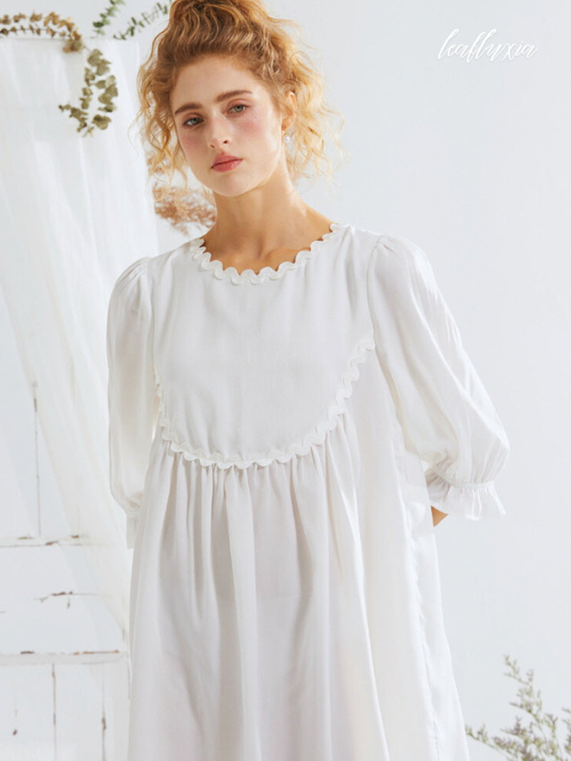 Dreamy Ruffle Home Dress