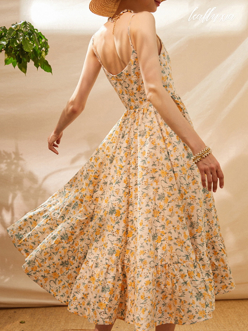 Yellow Sunlit Meadow Dress