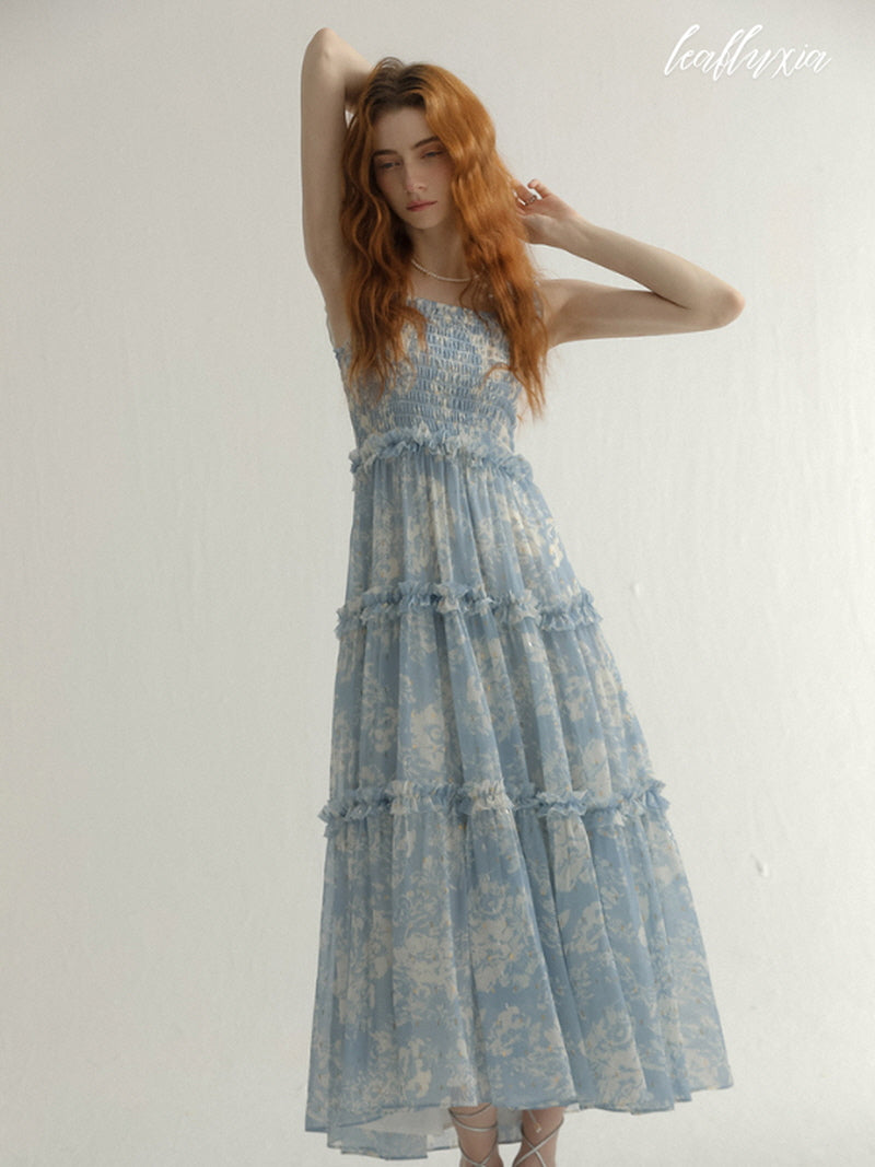 Blue Sky Blossom Dress