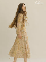 Amber Floral Long Dress