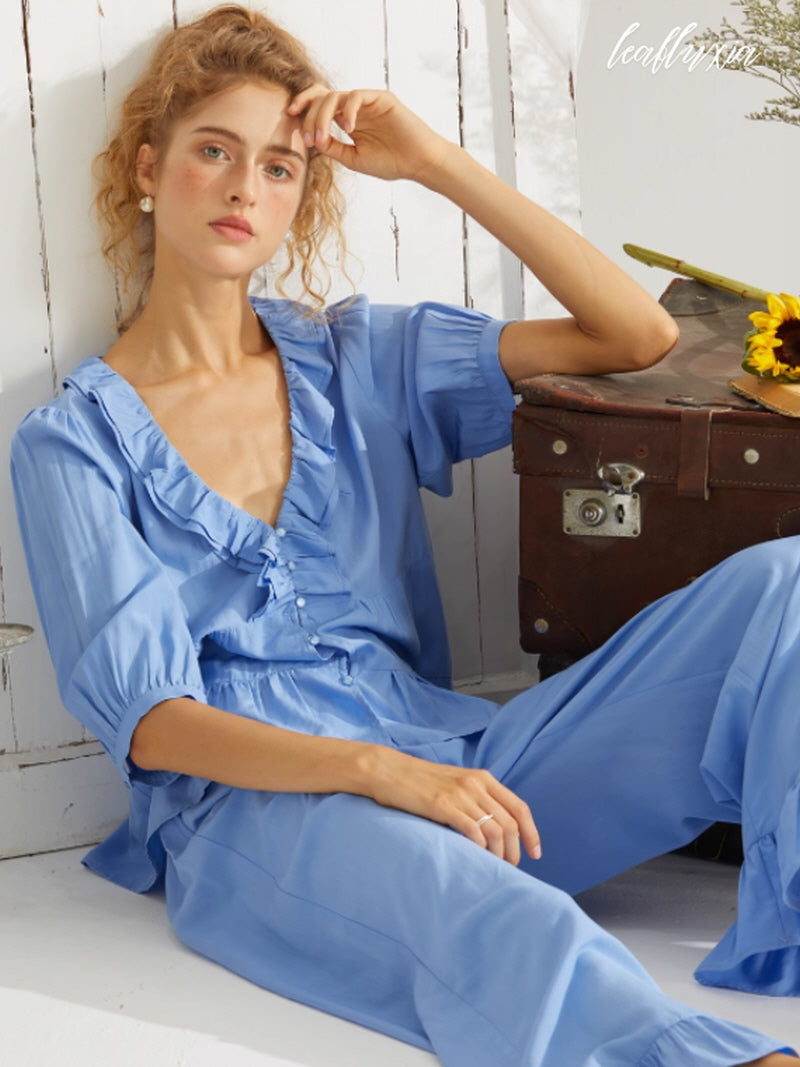 Frill Harmony Lounge & Pajama Set