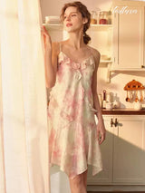 Sunset Petal Lounge Dress