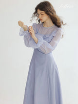 Celeste Chiffon Long Dress